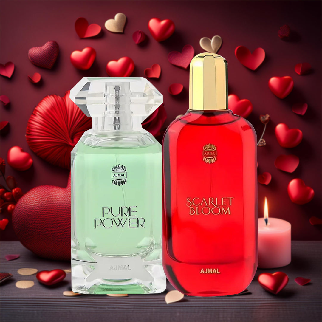Scarlet Bloom and Pure Power by Ajmal Perfume